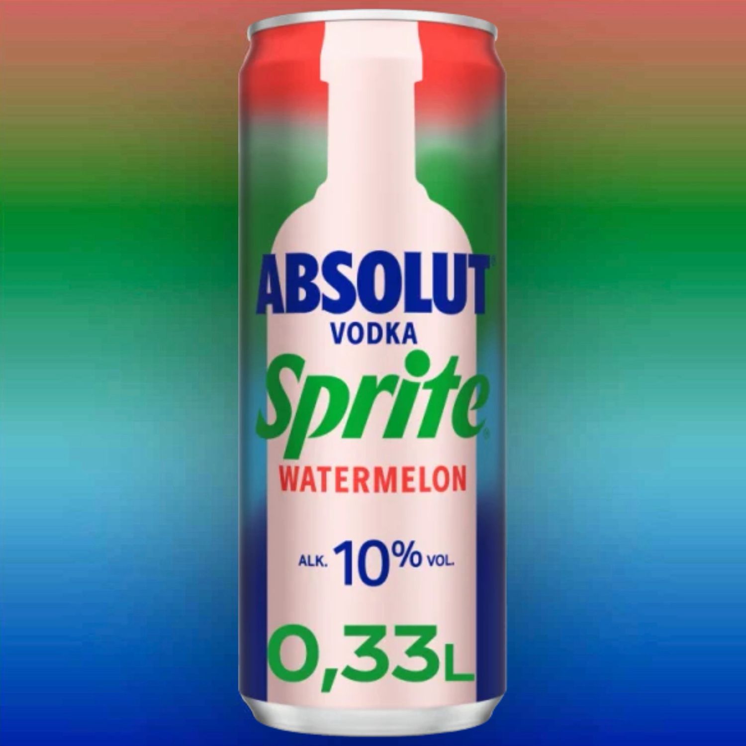 Absulut Vokda Sprite Watermelone 10% 0,33l Ds