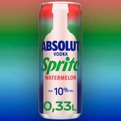 Absulut Vokda Sprite Watermelone 10% 0,33l Ds