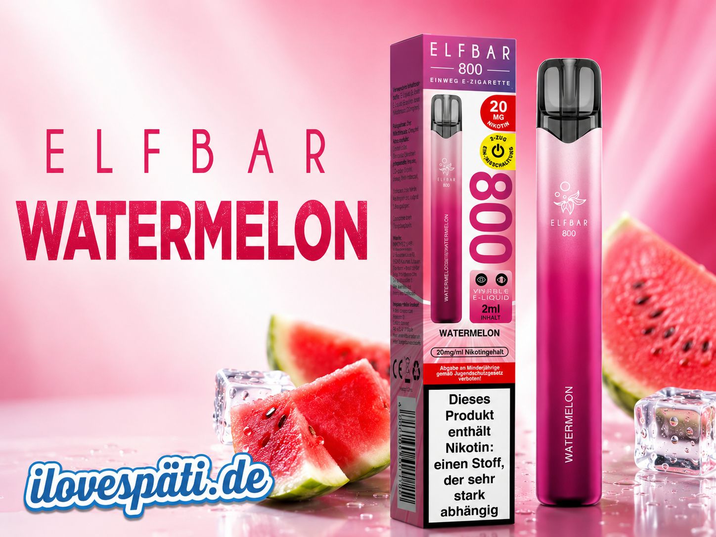 ELFBAR 800 - WATERMELON