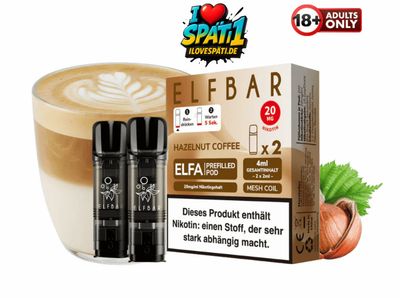 ELFBAR ELFA HAZELNUT COFFEE PODS