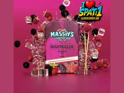 Massiv’s Zahnstocher Nightkiller Berrymix Ice 100stk.