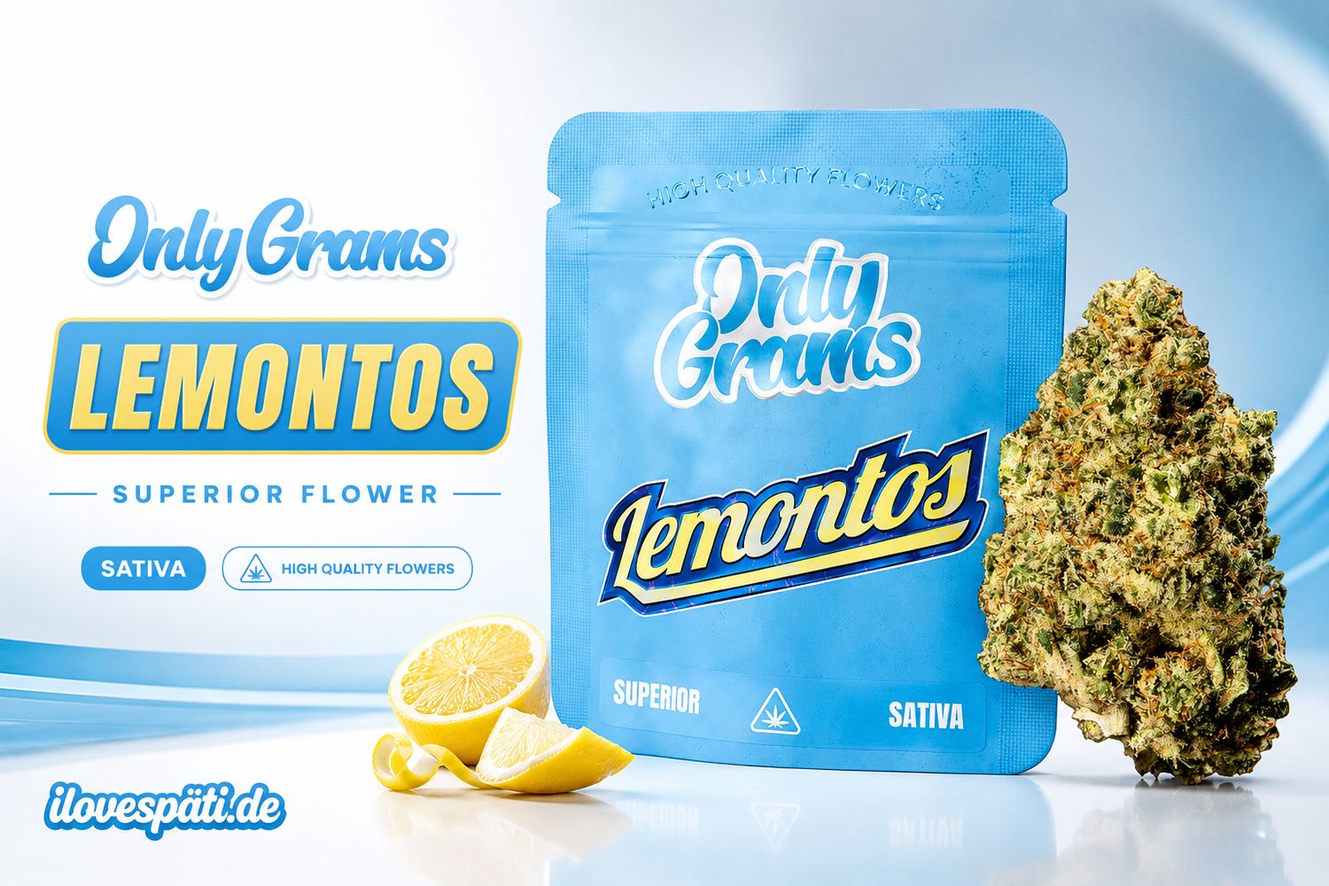 OnlyGrams Superior Blüte - Lemontos 1g | 40% Blend