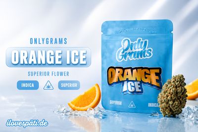 OnlyGrams Superior Blüte - Orange Ice 1g | 40% Blend