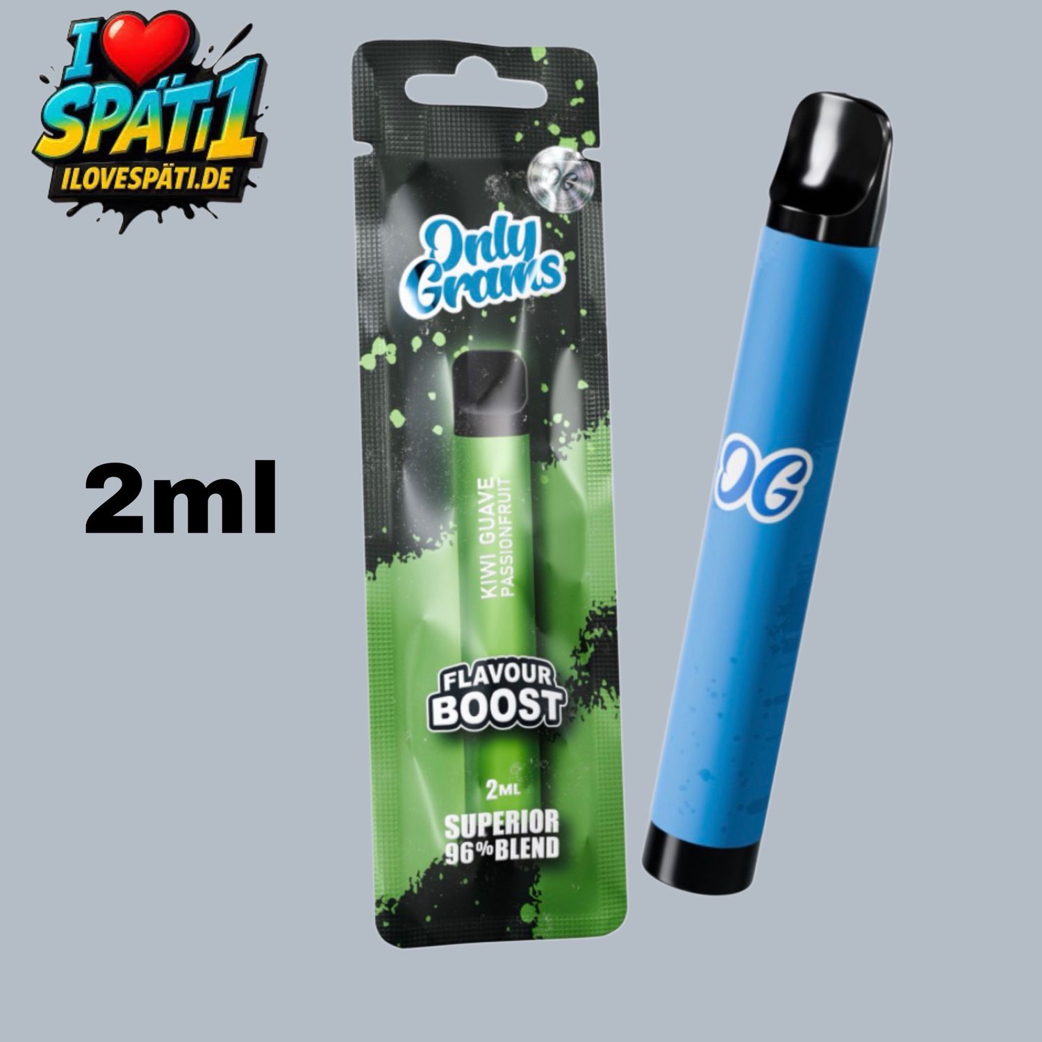 OnlyGrams Flavor Boost - Kiwi Guave Passionfruit 2ml I 96%