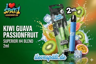OnlyGrams Flavour Boost Kiwi Guave Passionfruit Vape 2ml