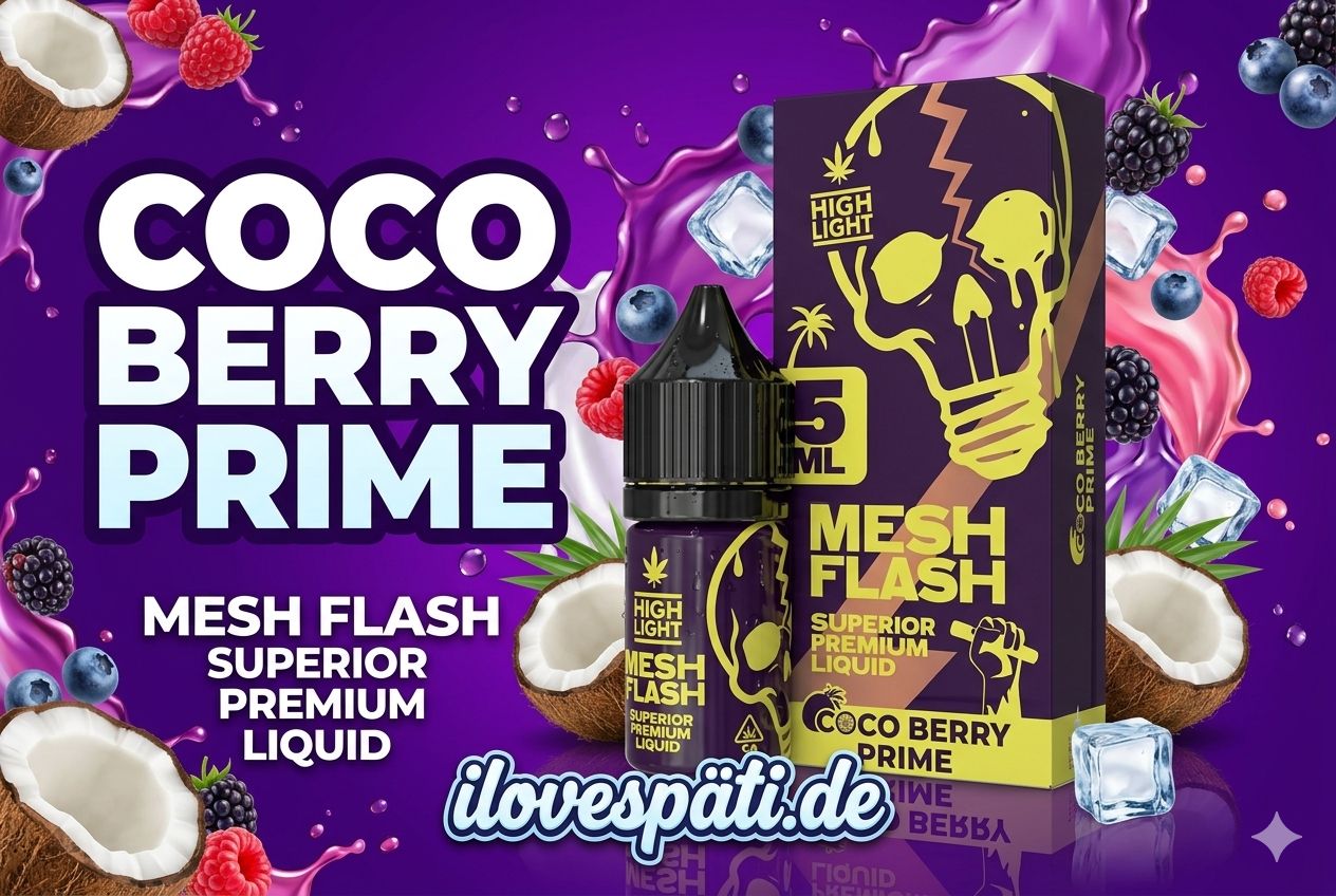 MESH FLASH Superior Premium Liquid Coco Berry Prime 5ml