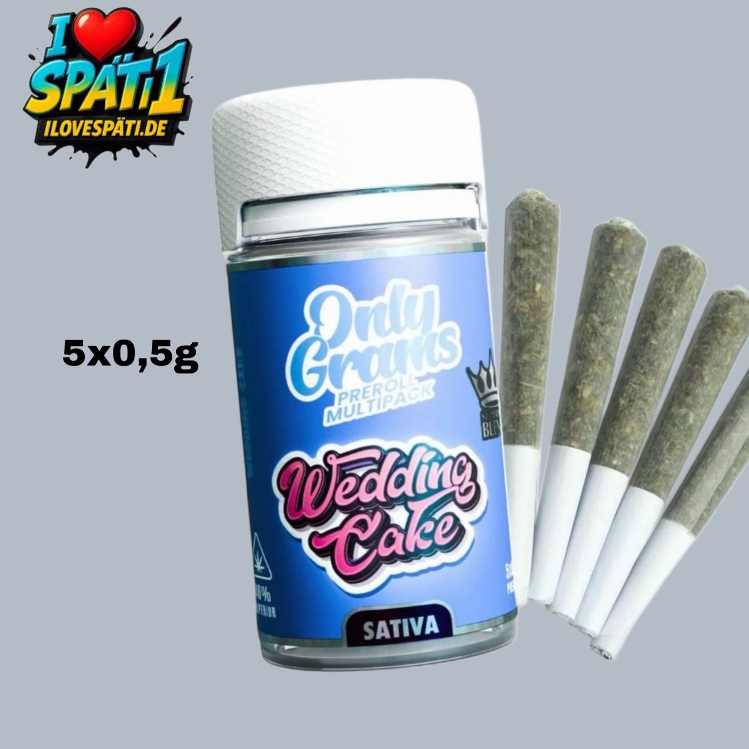 Superior Pre-Rolls 40% - Wedding Cake 2,5g