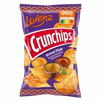Lorenz Crunchips African Style 130g