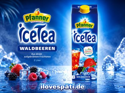 Pfanner IceTea Waldbeere Früchteteegetränk 2 L – koffeinfrei Pfanner IceTea Waldbeere Früchteteegetränk 2 L – koffeinfrei