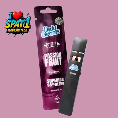 Only Grams – Passion Fruit – Superior Vape 96% – 1 ml