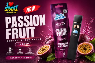 Only Grams – Passion Fruit – Superior Vape 96% – 1 ml