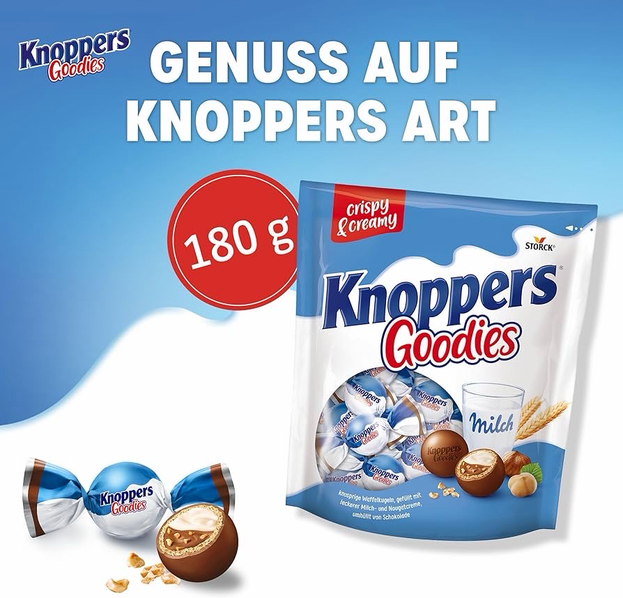 Knoppers Goodies Crispy Minis -  180g