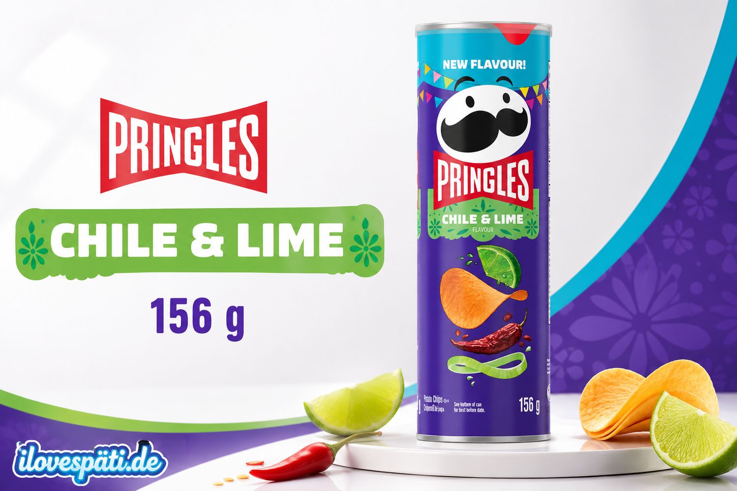 Pringles Chile &amp; Lime 156 g