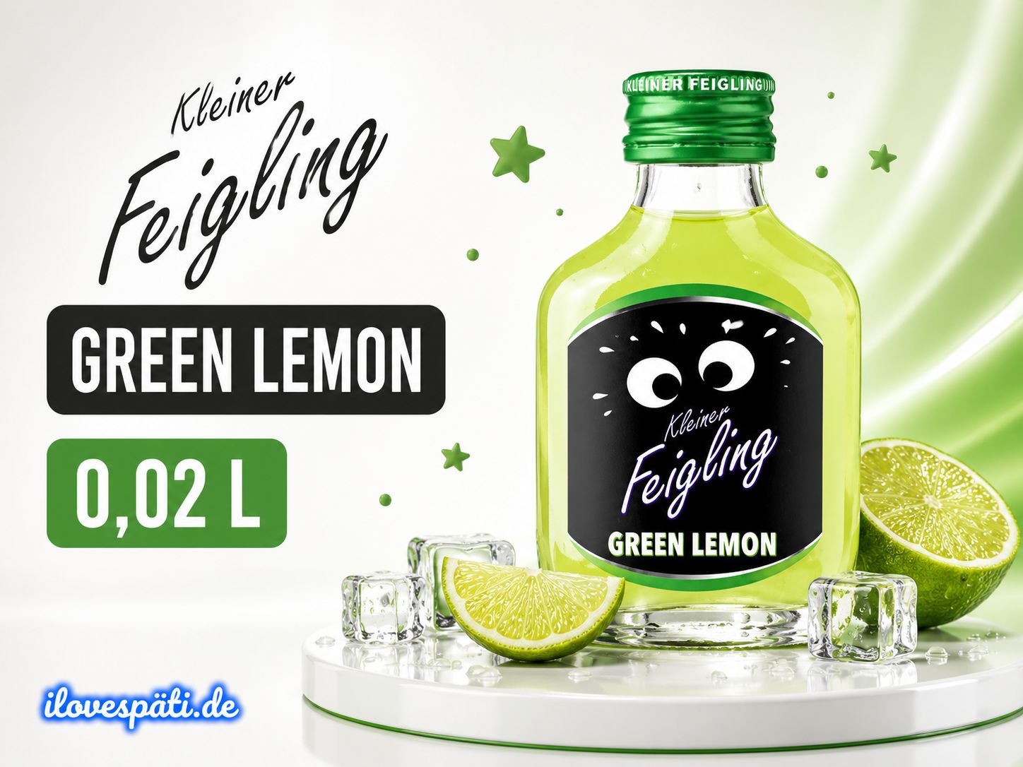 Kleiner Feigling Green Lemon 0,02 L