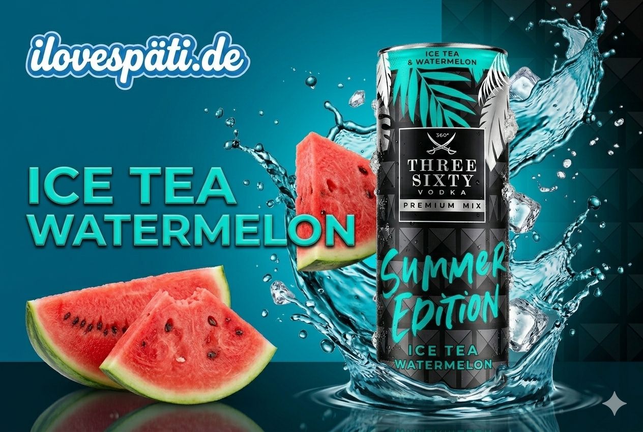 Three Sixty Vodka Ice Tea Watermelon 0,33l