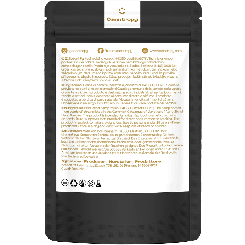 H4CBD Hash 60% – 1g Aroma Produkt