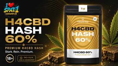 H4CBD Hash 60% – 1g Aroma Produkt H4CBD Hash 60% – 1g Aroma Produkt
