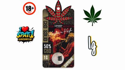 CBD Hash Kashmir Kush 50% 1g – Euphoria