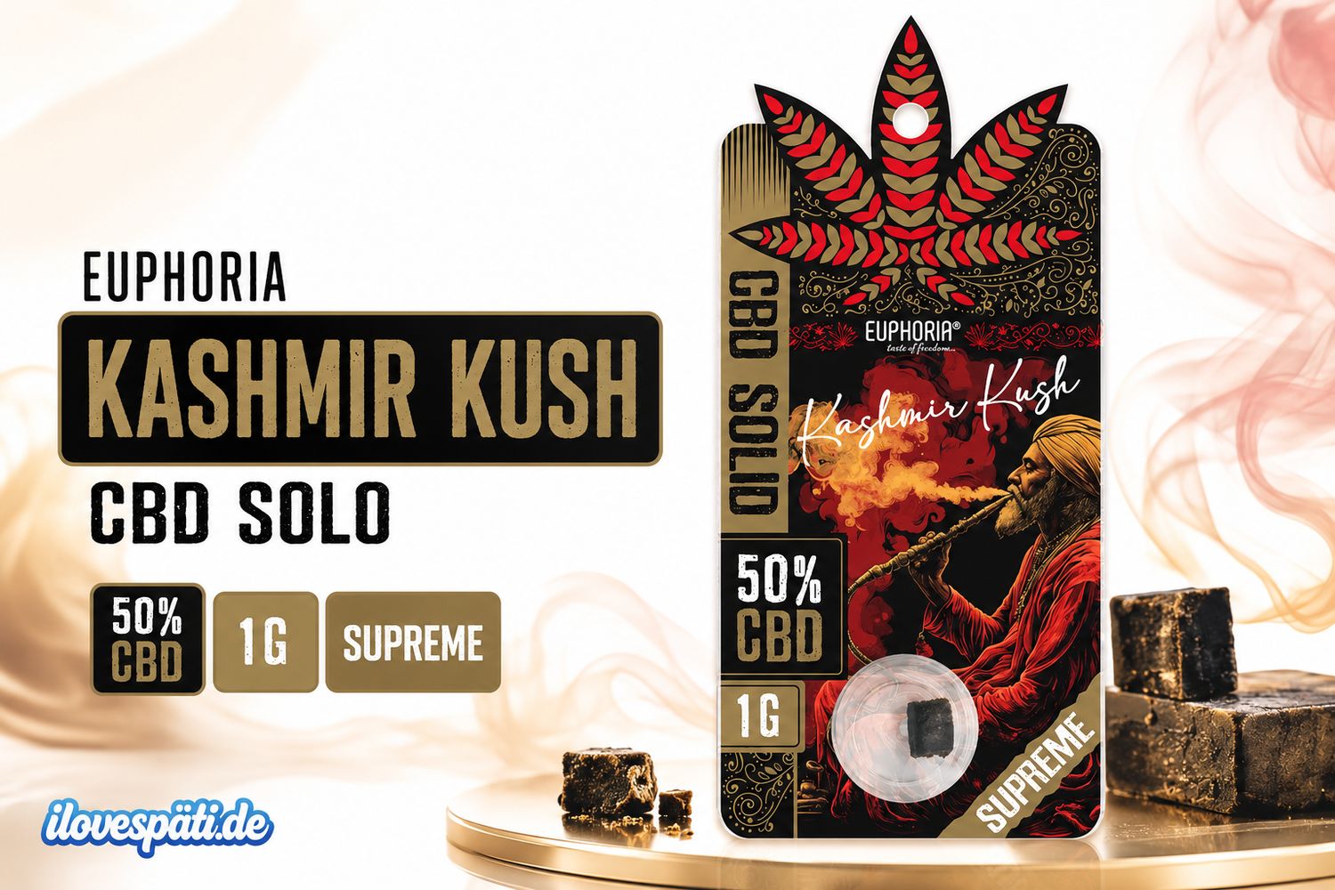 CBD Hash Kashmir Kush 50% 1g – Euphoria