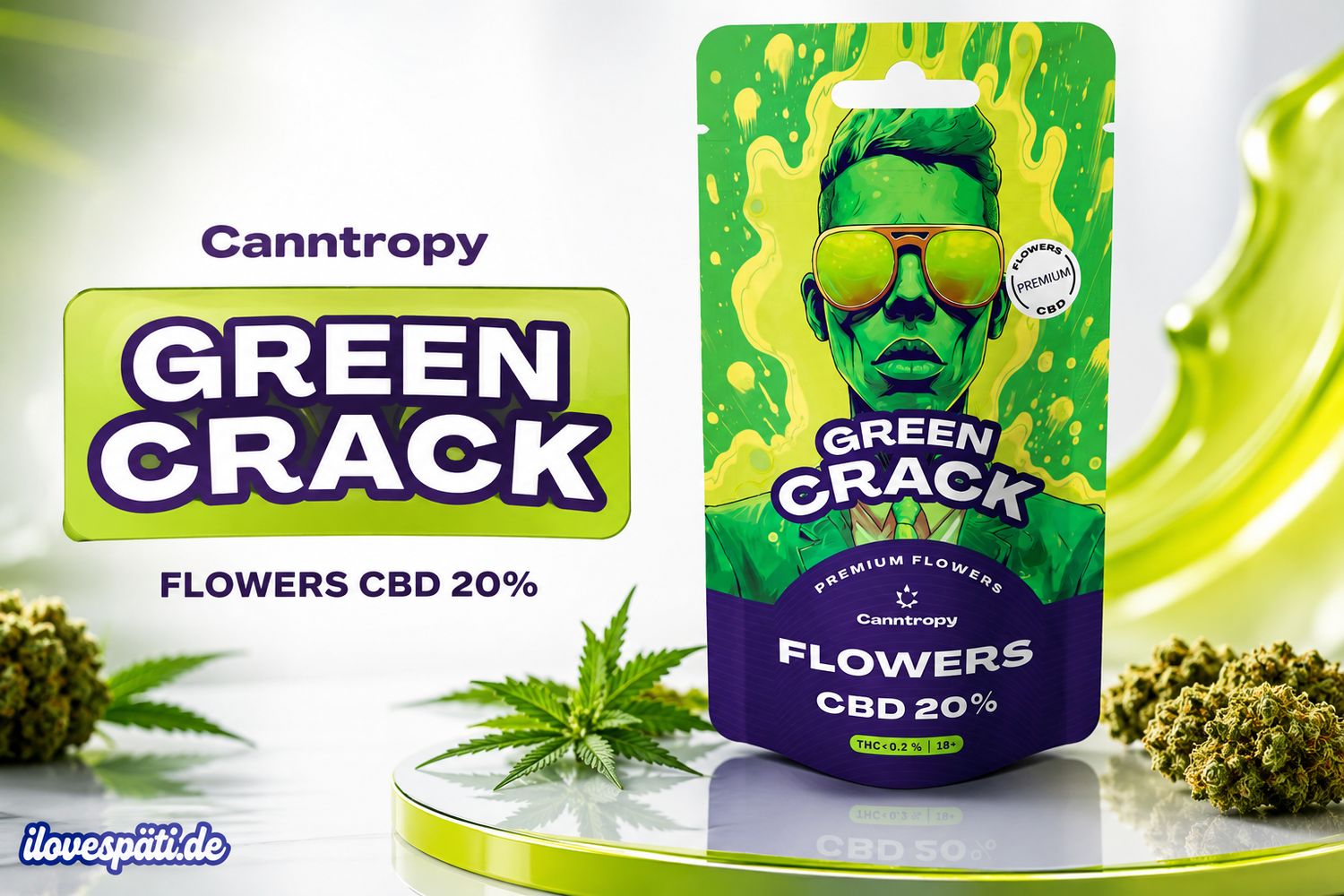 CBD Blüte Green Crack 20% – 1g