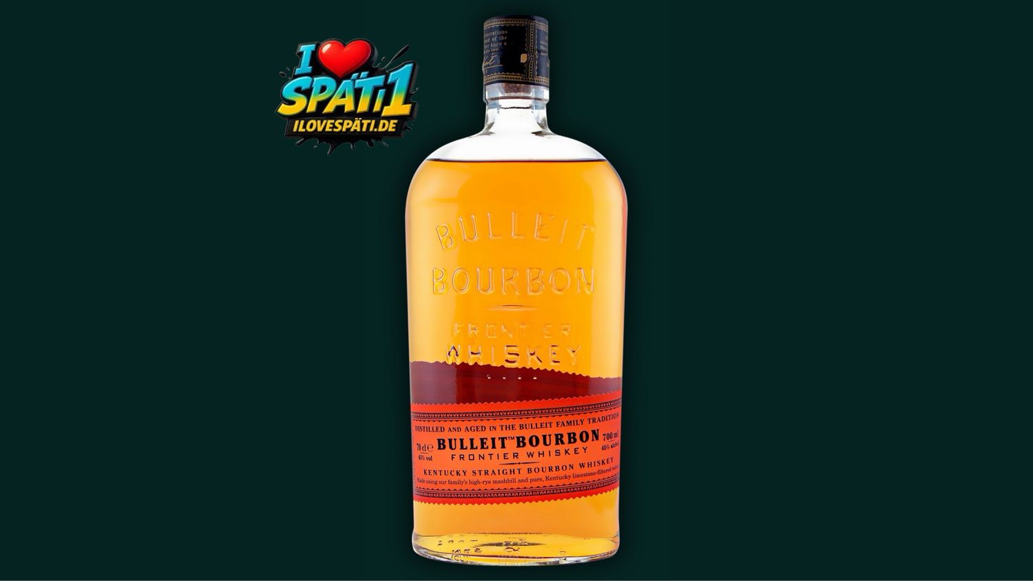 Bulleit Bourbon Whiskey 0,7L – 45% Vol.