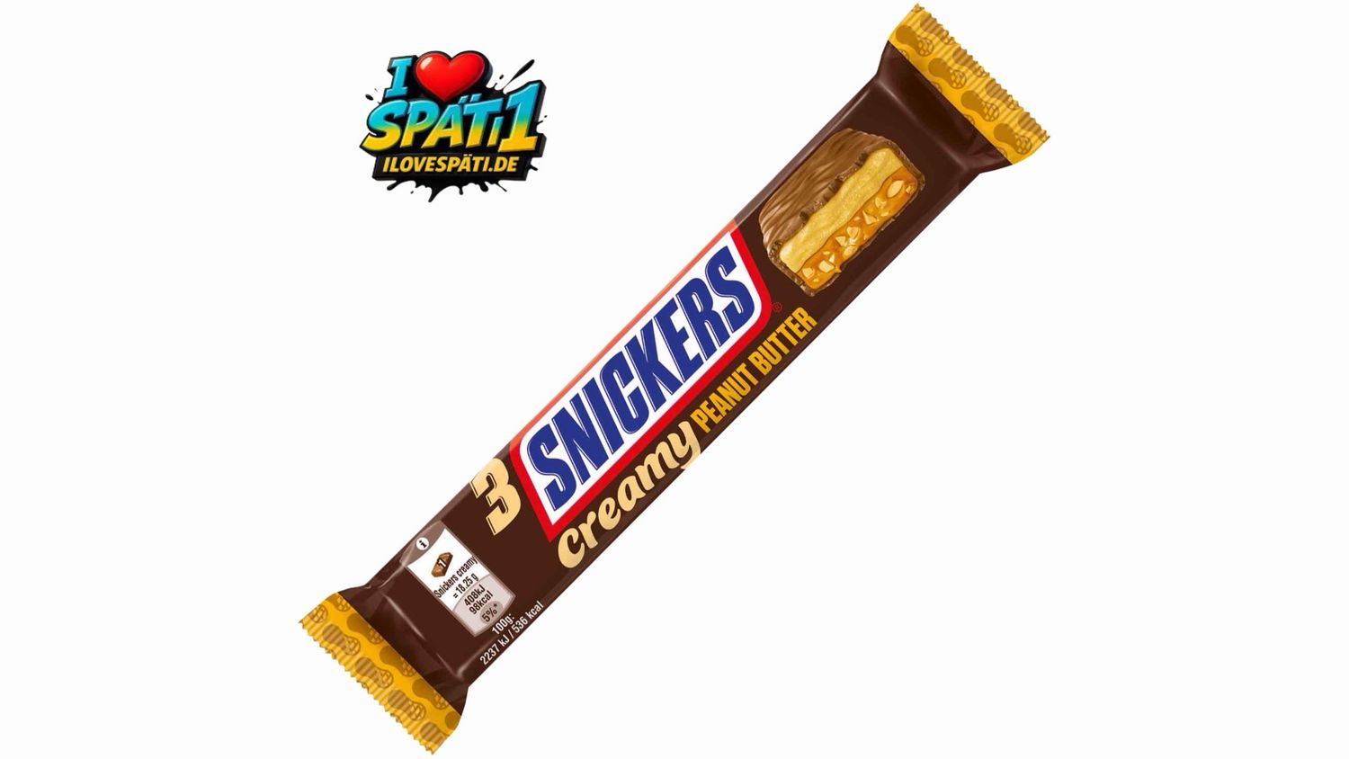 Snickers Creamy Peanut Butter 3x18,25g