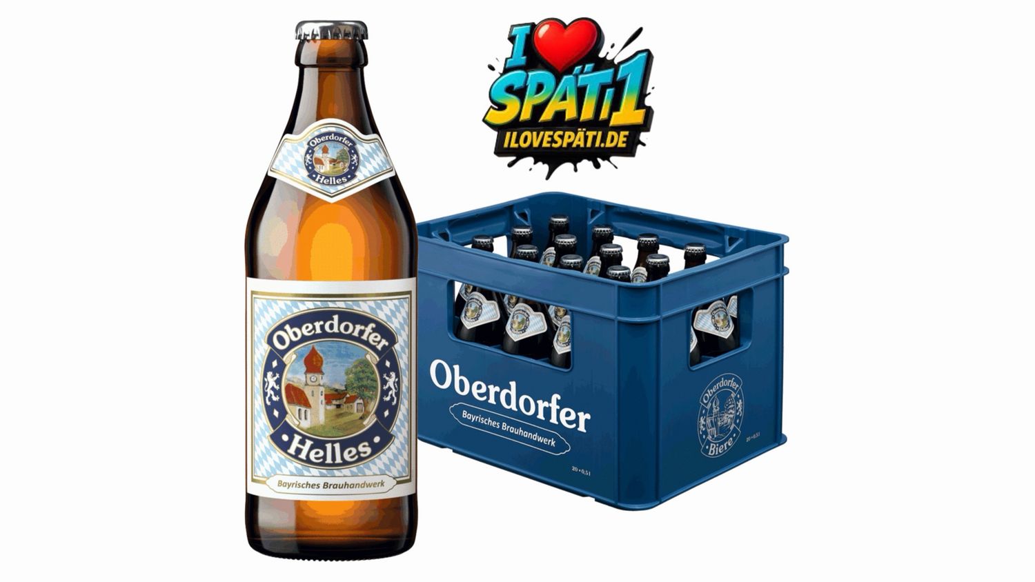 Oberdorfer Helles Bier 20x 0,5L Kiste – 5,0% Vol.