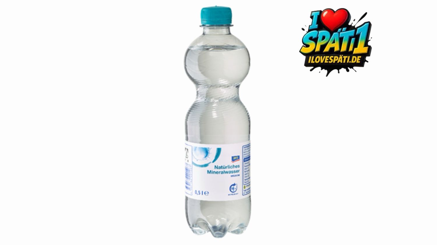 Natürliches Mineralwasser Medium 0,5L