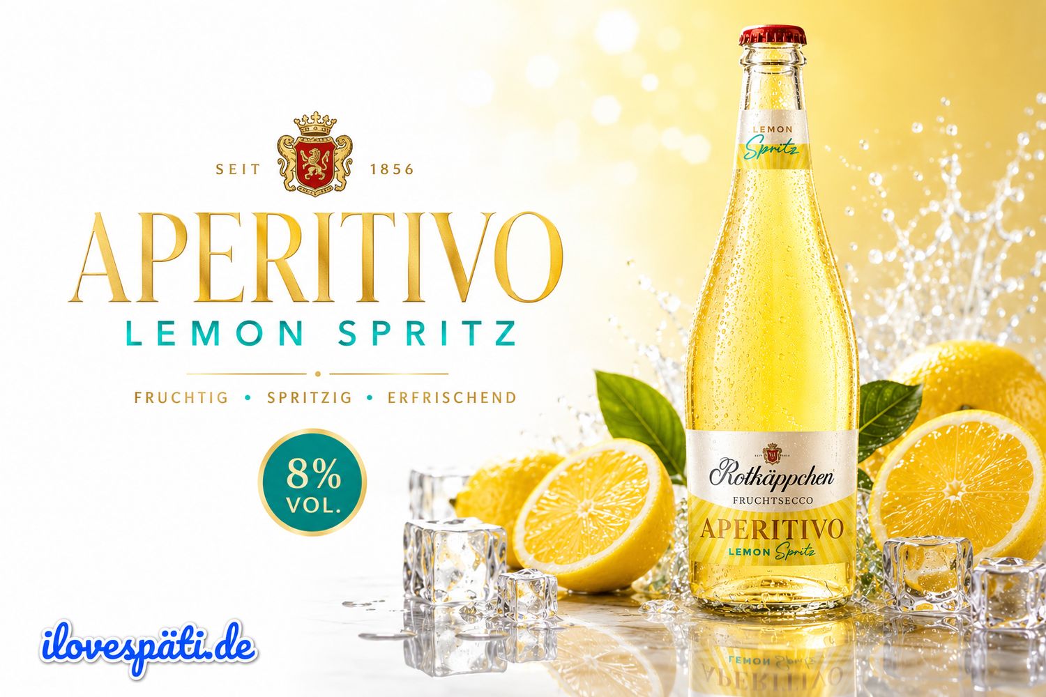 Rotkäppchen Fruchtsecco Aperitivo Lemon Spritz 0,75L – 8% Vol.