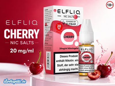 ELFLIQ Cherry Nic Salts by ELFBAR 10 ml 20 mg/ml Nikotinsalz Liquid 50/50