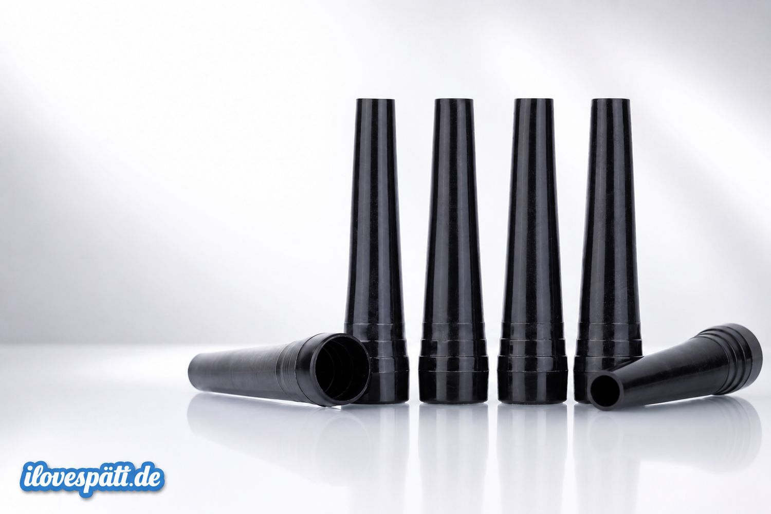 Shisha Mundstücke Schwarz 6er Set