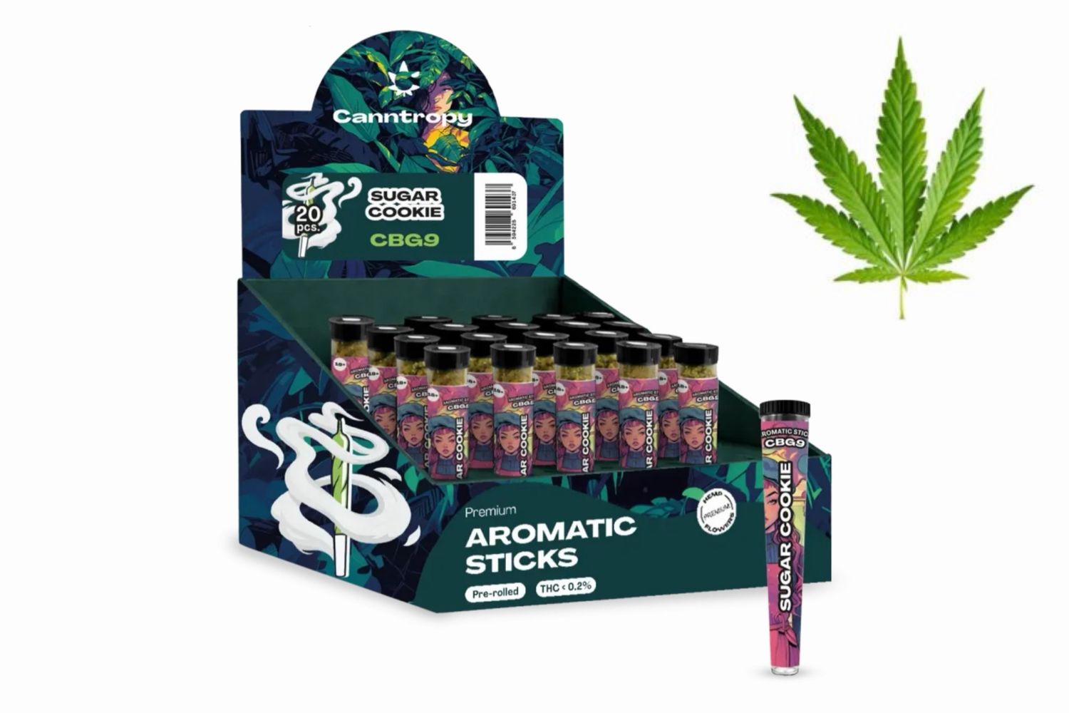 CBG9 Prerolls Sugar Cookie 1,5g.