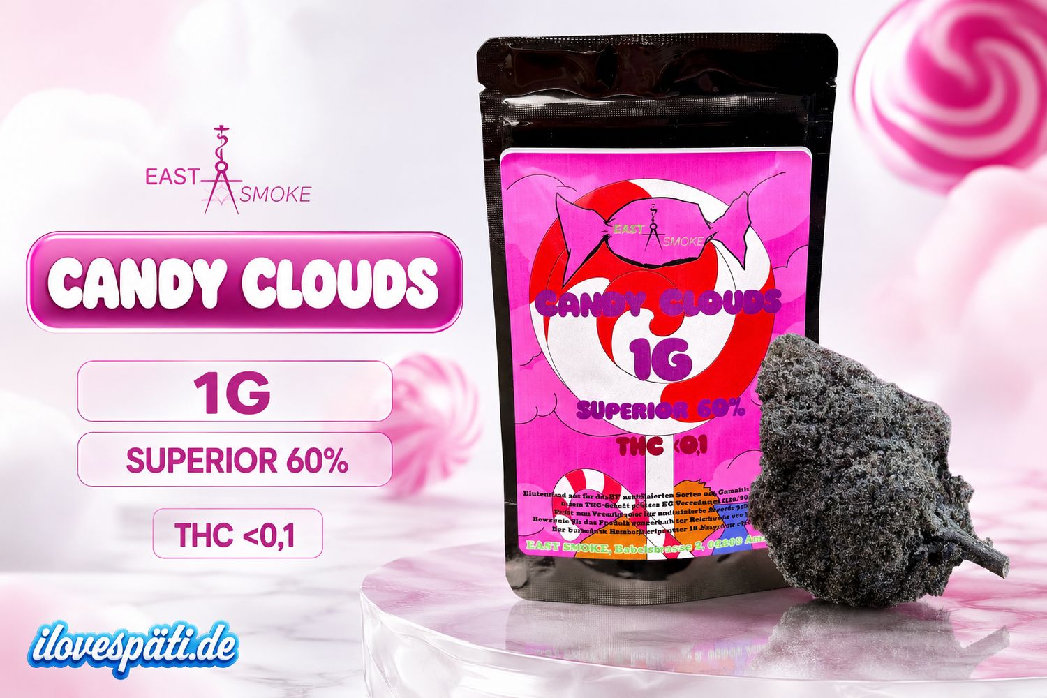 Candy Clouds 🍭 (60% Cannabinoide) 1g