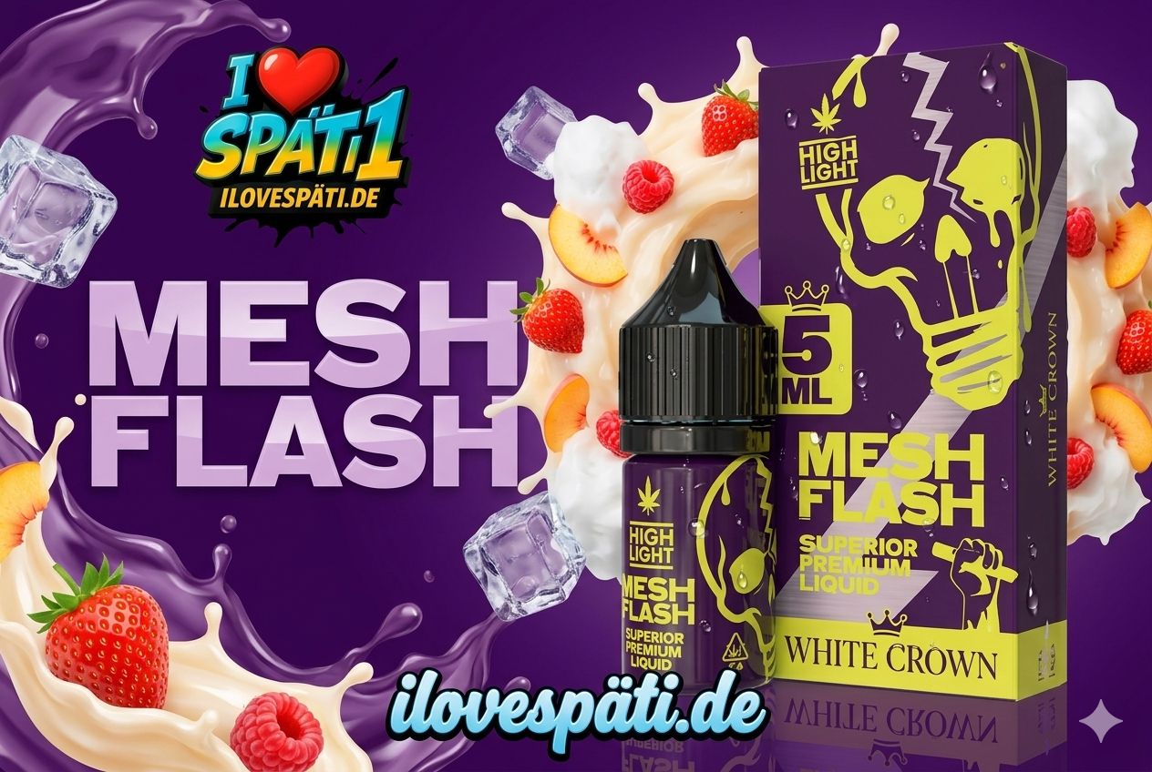 MESH FLASH Superior Premium Liquid White Crown 5ml