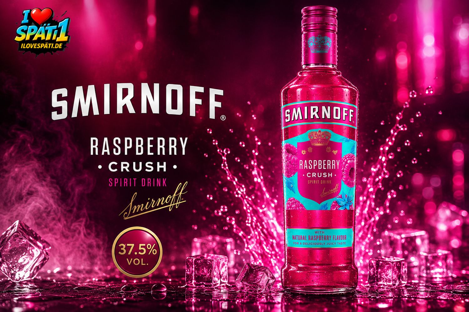 Smirnoff Raspberry Crush Vodka 0.7L
