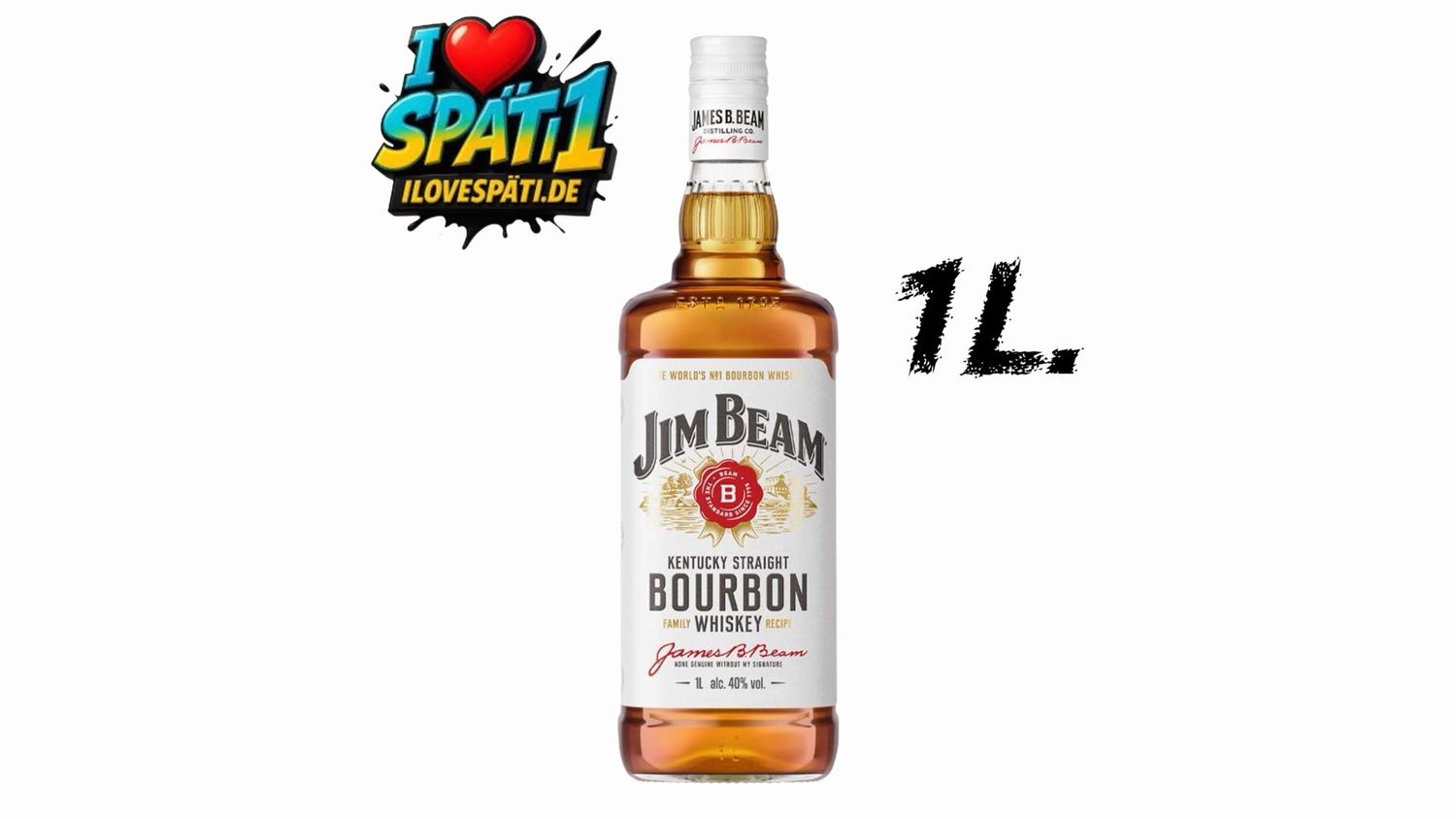 Jim Beam Whiskey 1L