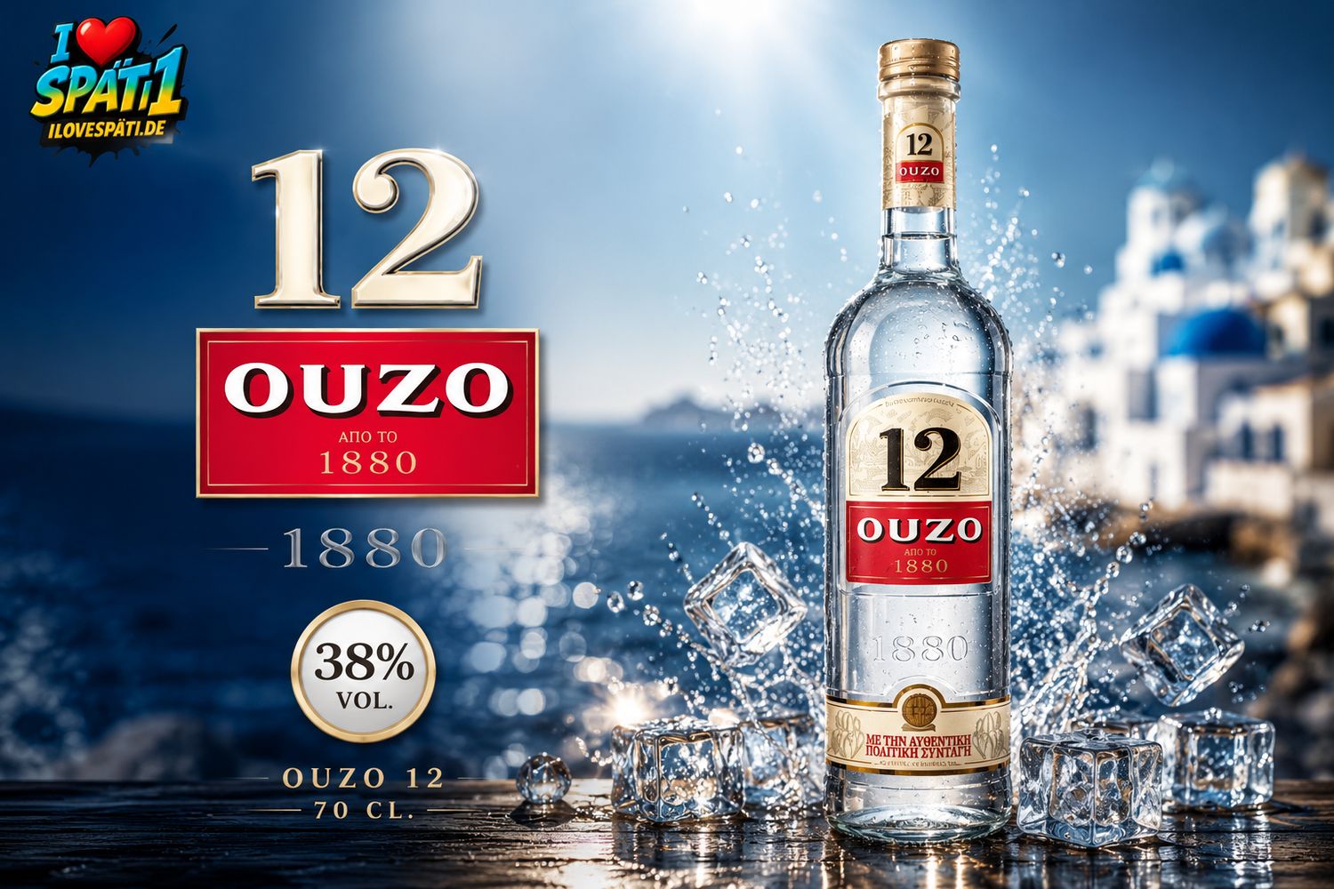 Ouzo 12 70 cl. 38%