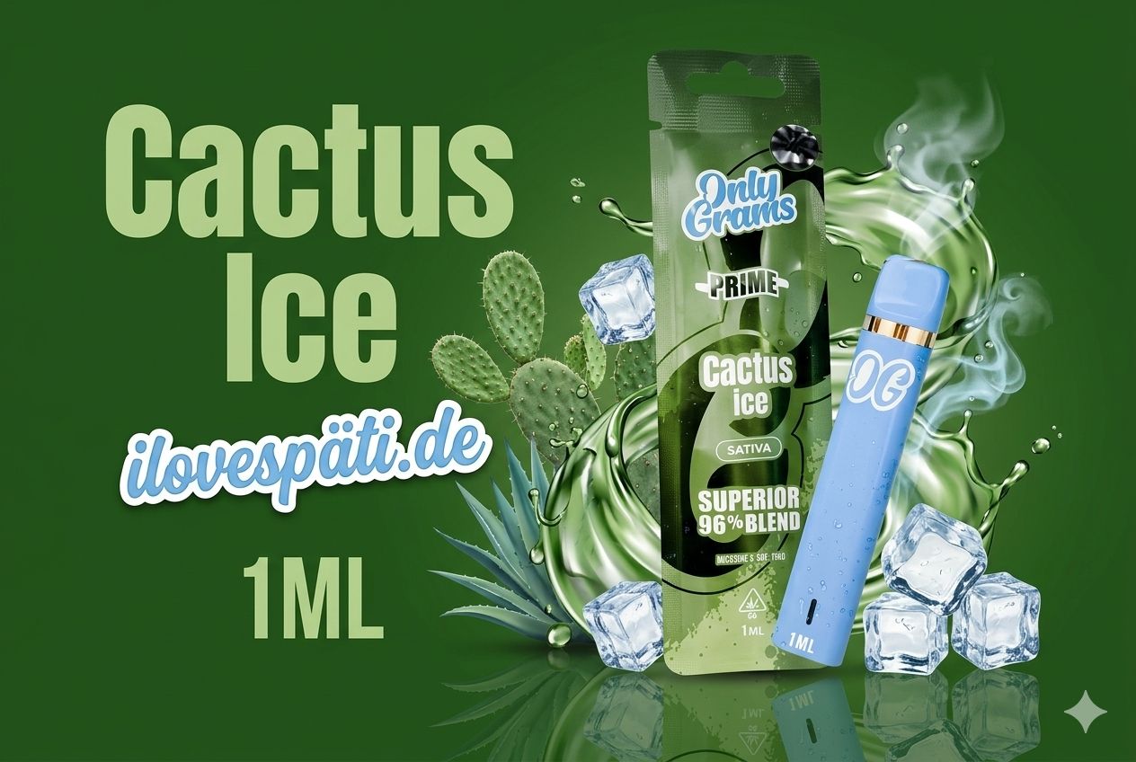 Only Grams Prime Cactus Ice Vape 1ml