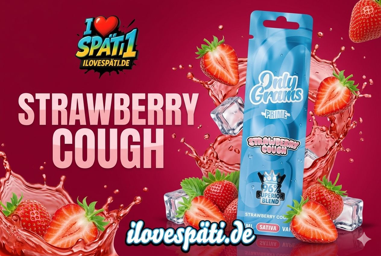 OnlyGrams Prime Strawberry Cough Vape 1ml