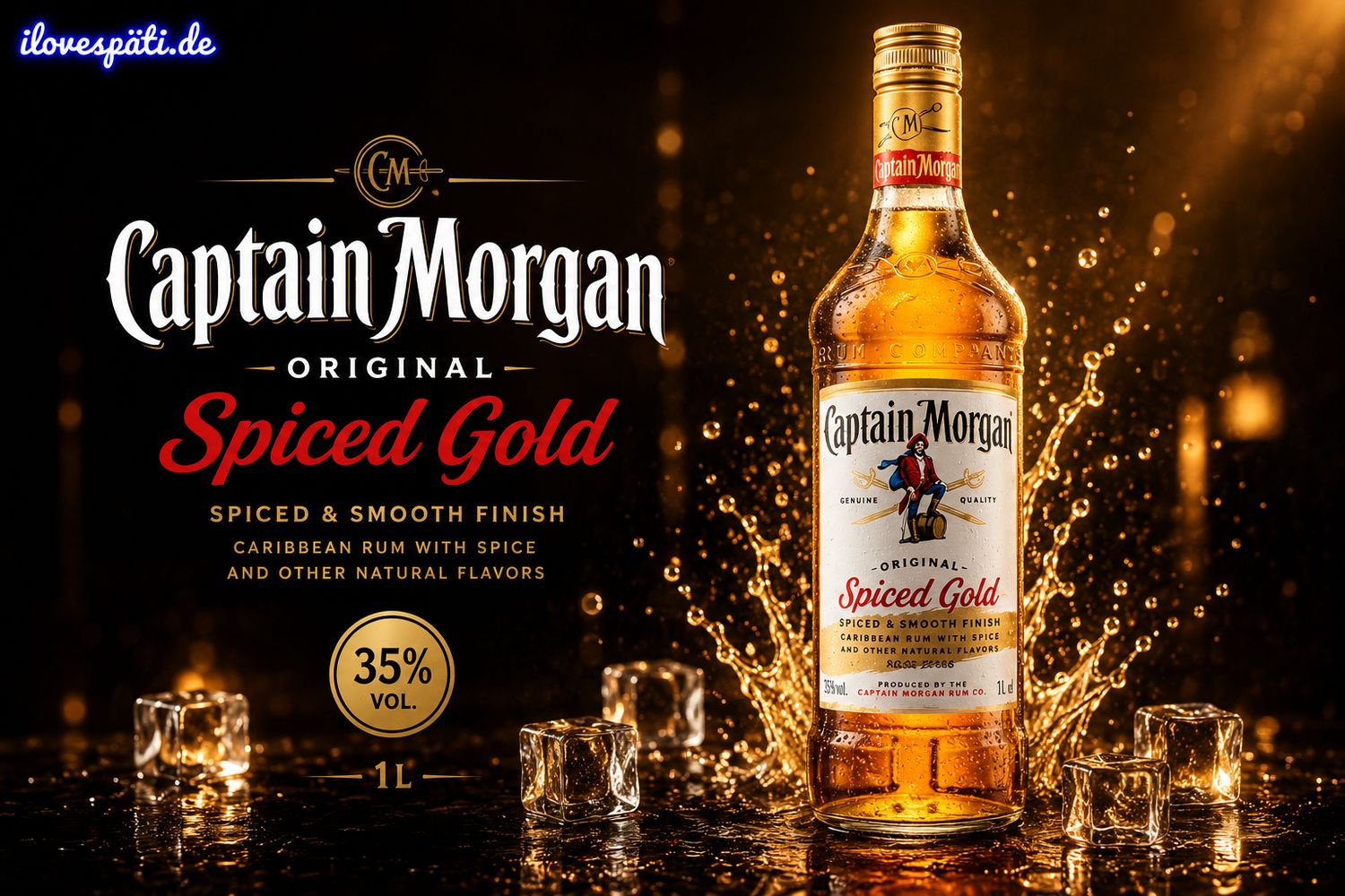 Captain Morgan Original Spiced Gold 1L