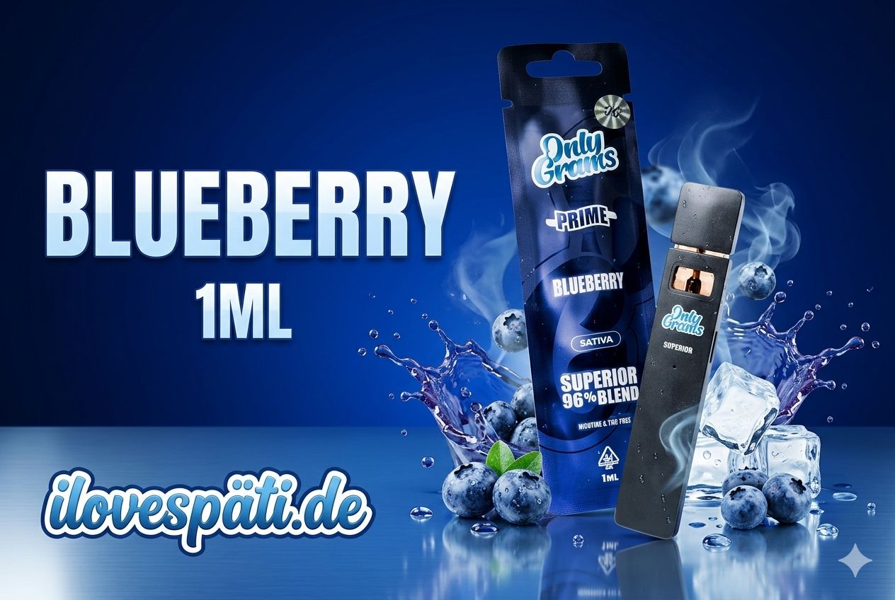 OnlyGrams Prime Blueberry Superior Vape 1ml