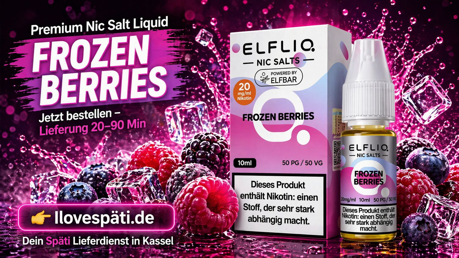ELFLIQ Liquid Frozen Berries 20mg/ml 10ml