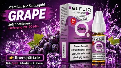 ELFLIQ Liquid Grape 20mg/ml 10ml
