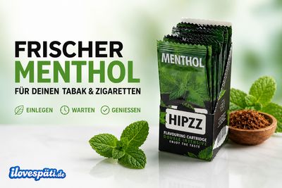 HIPZZ Menthol Flavouring Cartridge – Double Intensive Tabakaroma