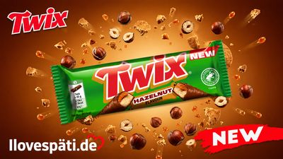 Twix Hazelnut Flavour Schokoriegel