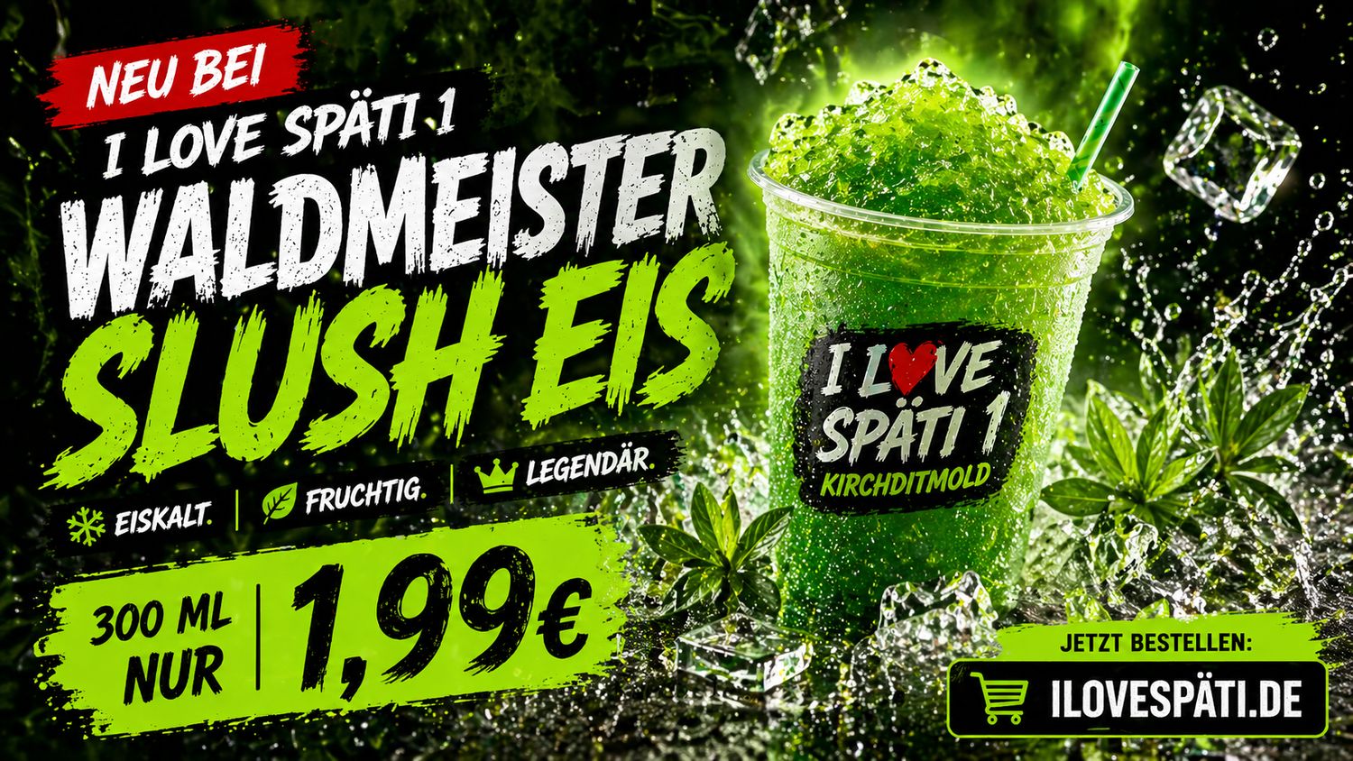 Waldmeister Slush Eis 300ml
