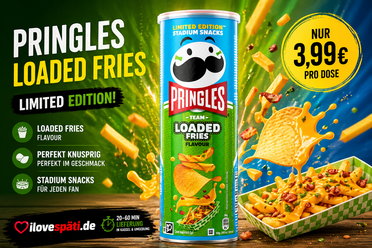 Pringles Loaded Fries Limited Edition 165g