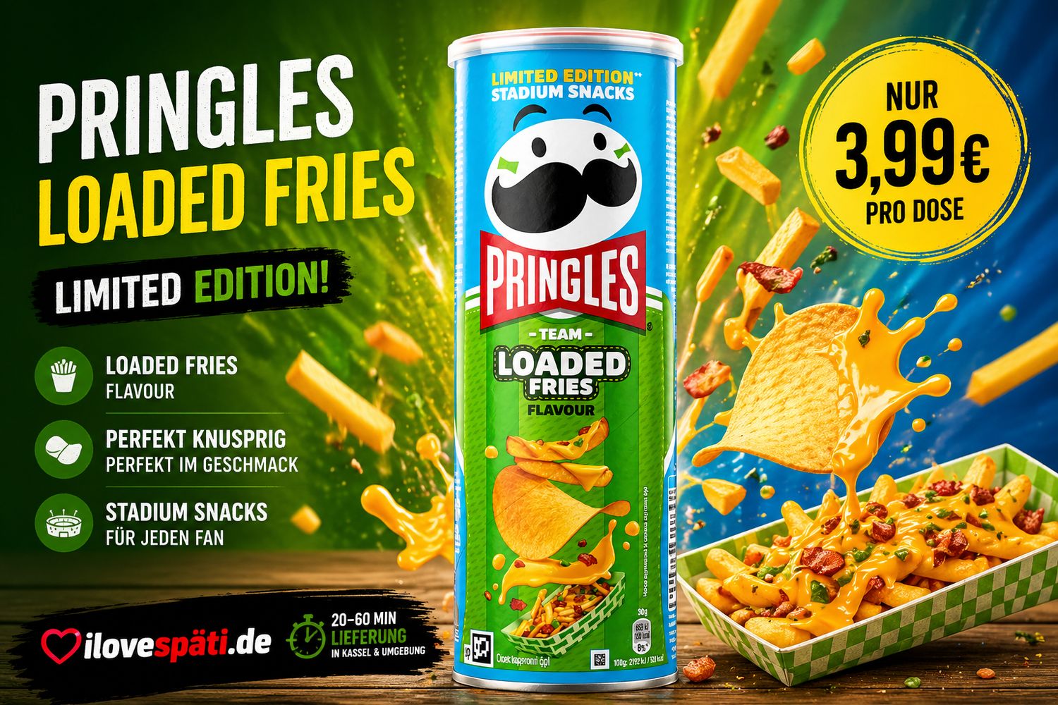 Pringles Loaded Fries Limited Edition 165g