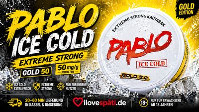 Pablo Ice Cold Gold 50 Kautabak
