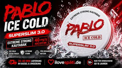 Pablo Ice Cold Superslim 3.0 Kautabak